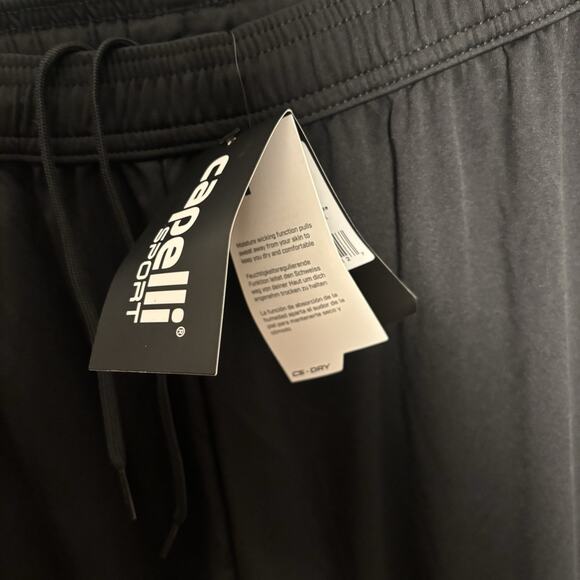 NWT Capelli Men’s Black Gold Athletic Shirts Large New Running Workout - Picture 3 of 7